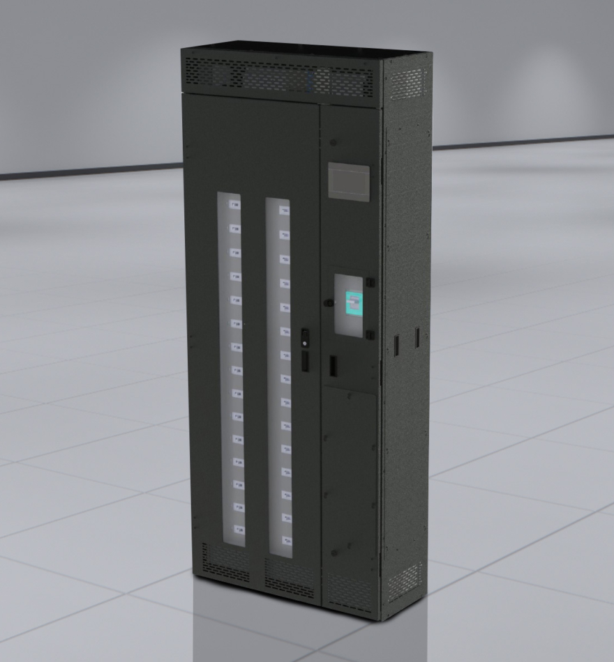 A 1200A remote power panel with a patent-pending universal breaker chassis. Designed, manufactured and installed by Accelevation for high-density AI data center environments.